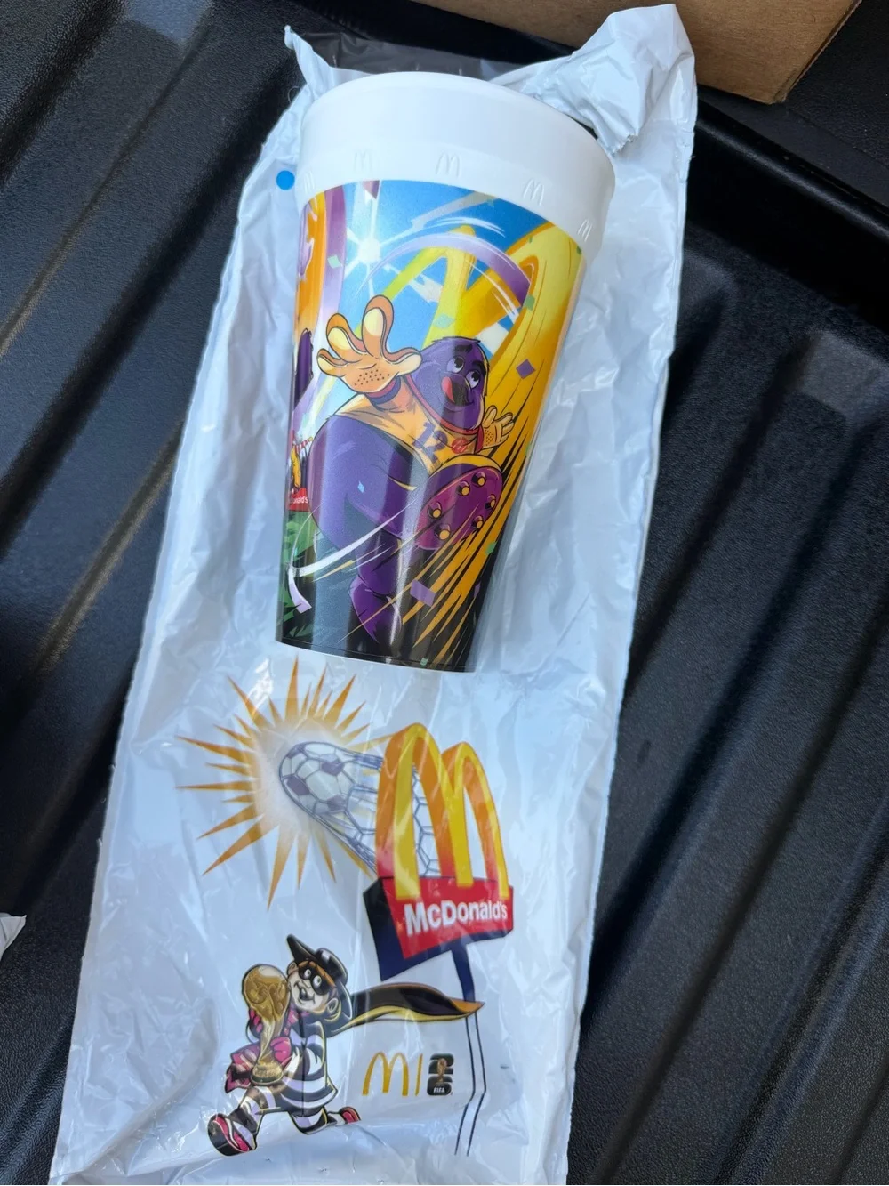 McDonald's Grimace Fifa Promotional Cup - Purple